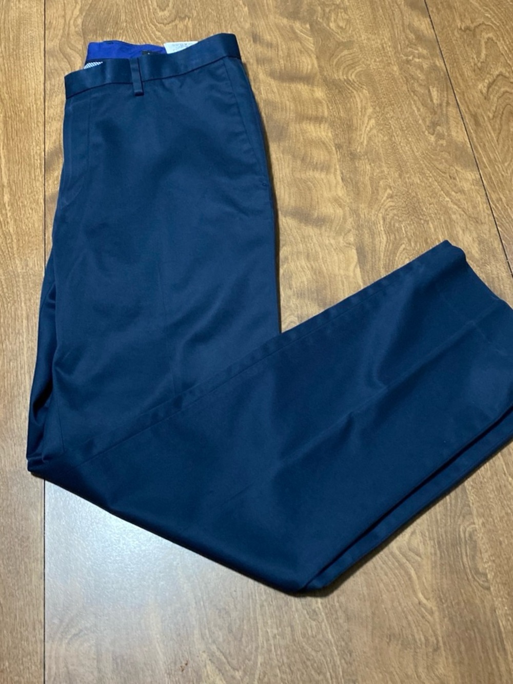 Banana Republic Navy Straight-Leg Chinos
